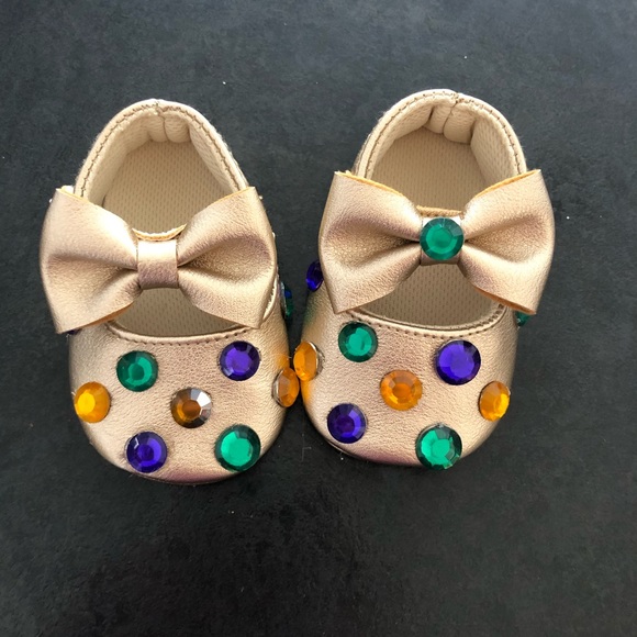 Other - ⚜️Mardi Gras color gold flats ⚜️